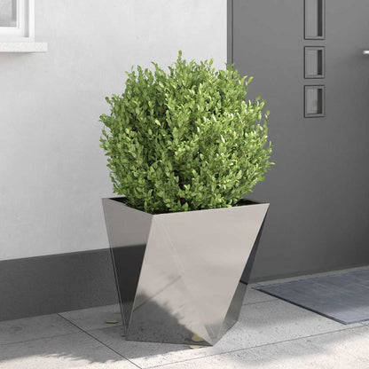 Jardinera Plateado 50 X 50 X 50 Cm Acero Inoxidable_3