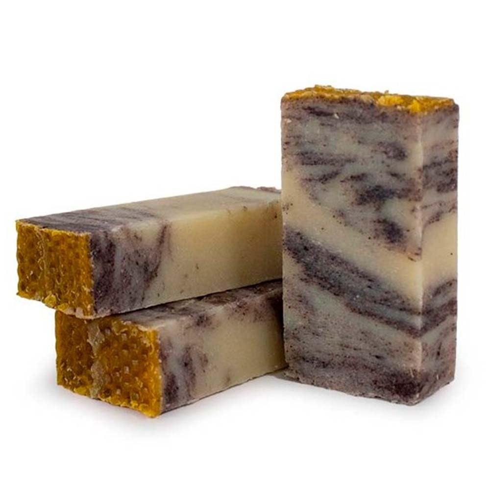 2 Jabón Natural Miel Y Propóleo. Ideal Para Higiene De Zona Íntima. Para Piel Sensible, Seca Y Apagada. Mejora El Acné_0