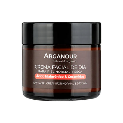 Crema facial día para piel normal y seca Arganour 50 ml