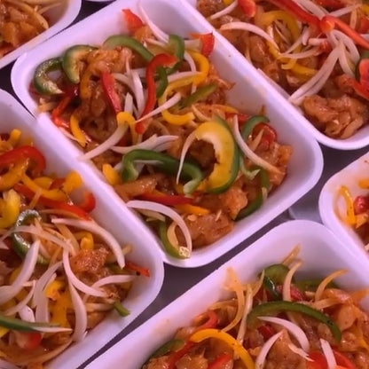 9 Bandejas Uso Alimentario Con Tapa: 5,6l Sin Bpa's (38 X 28,4 X 7,5cm) - Cocinas, Restaurantes, Carnicerías, Catering_1