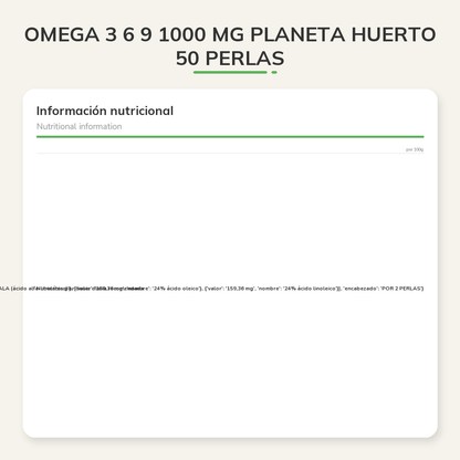 Información nutricional