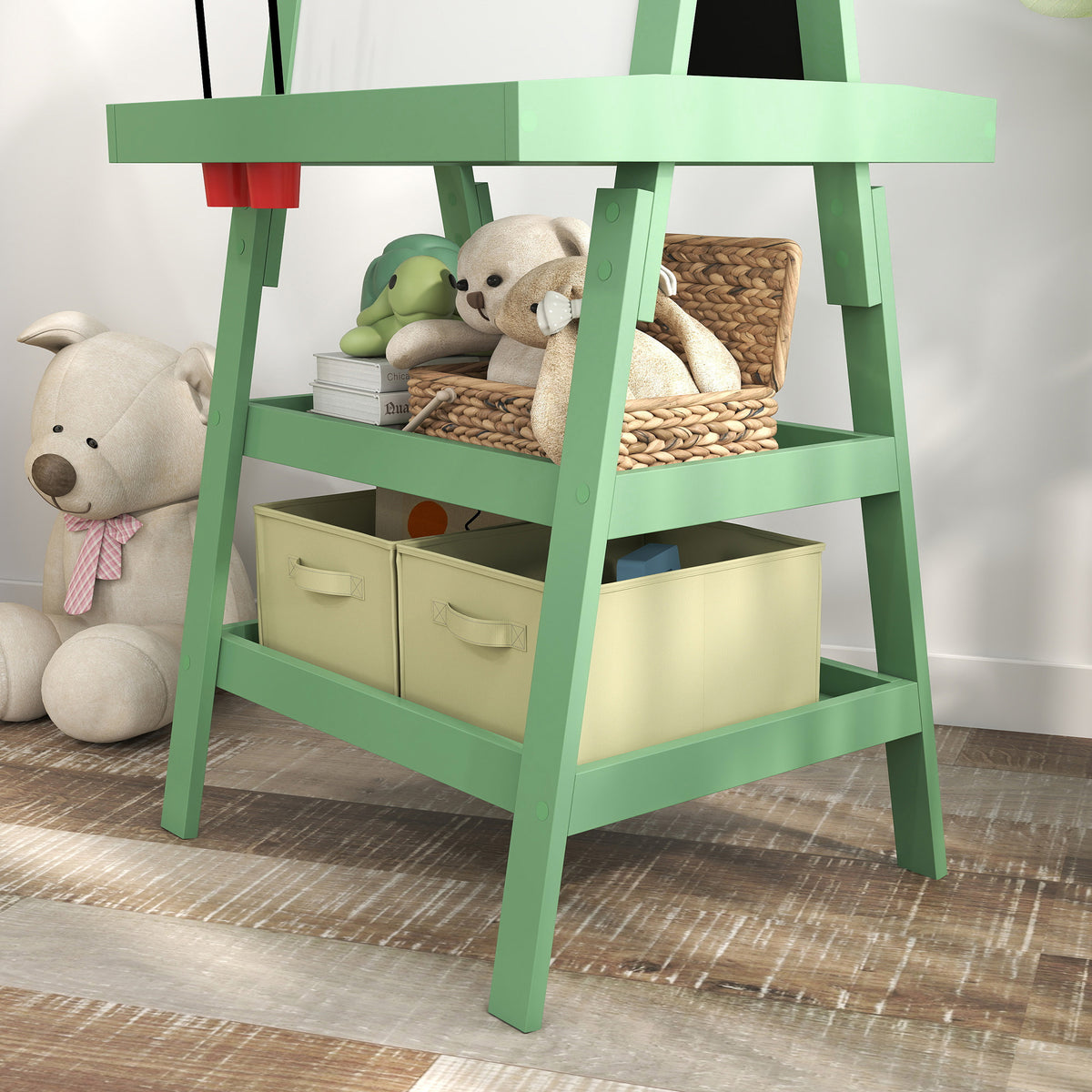 Caballete Infantil Aiyaplay Mdf Verde 59x48x118 Cm 3b0-012v80gn_4