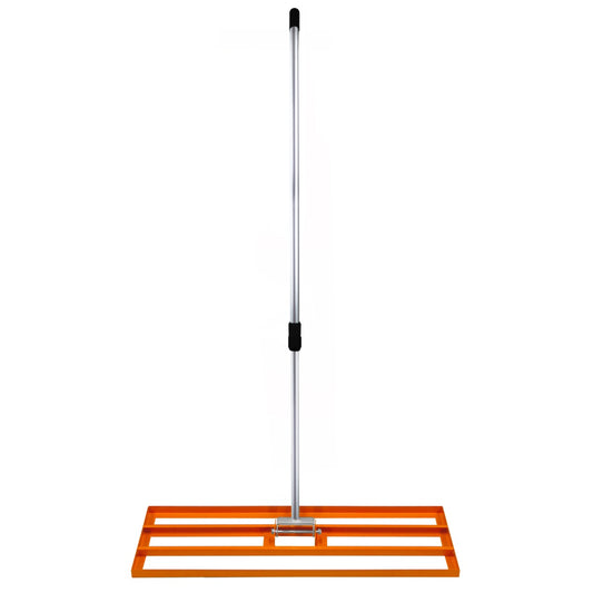 T-mech Rastrillo De Nivelación De Césped De Jardín De 100cm - Naranja_0