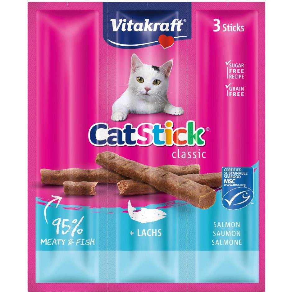 Vitakraft Cat Stick Salmón snack para gatos