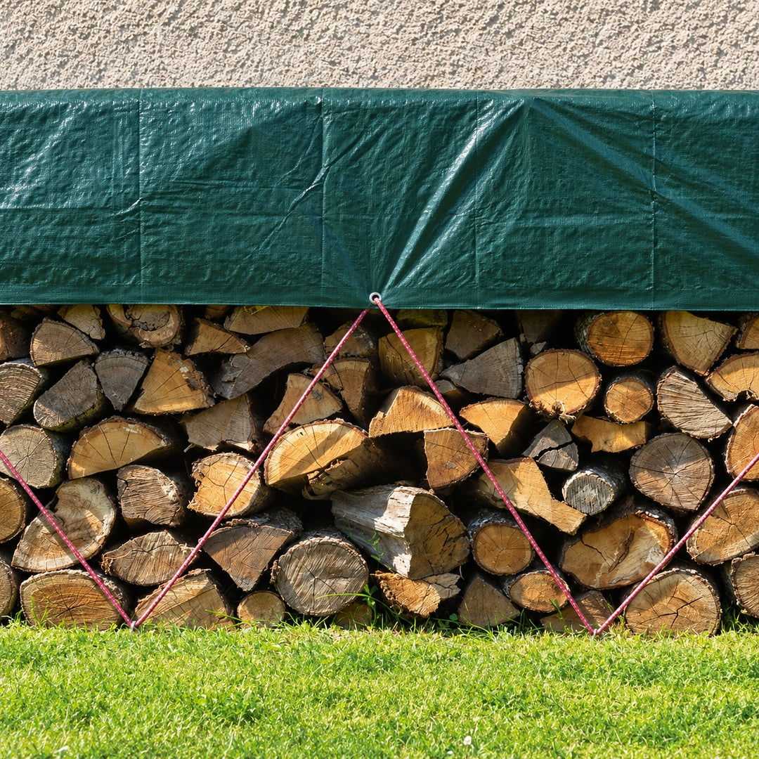 Toldo Para Leña Reforzado 3x2 M Verde Nortene_0