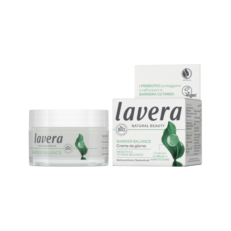 Crema Dia Unisex Barrier Balance Prebioticos Y Te Verde Lavera 50ml