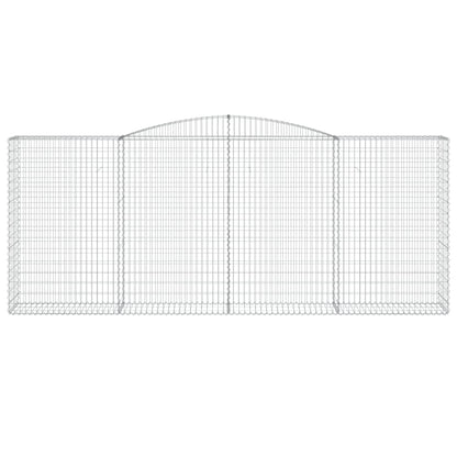 Cestas De Gaviones 2 Uds Forma De Arco Hierro 400x50x160/180 Cm_3