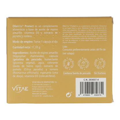 Oliovita Protect 15 cápsulas