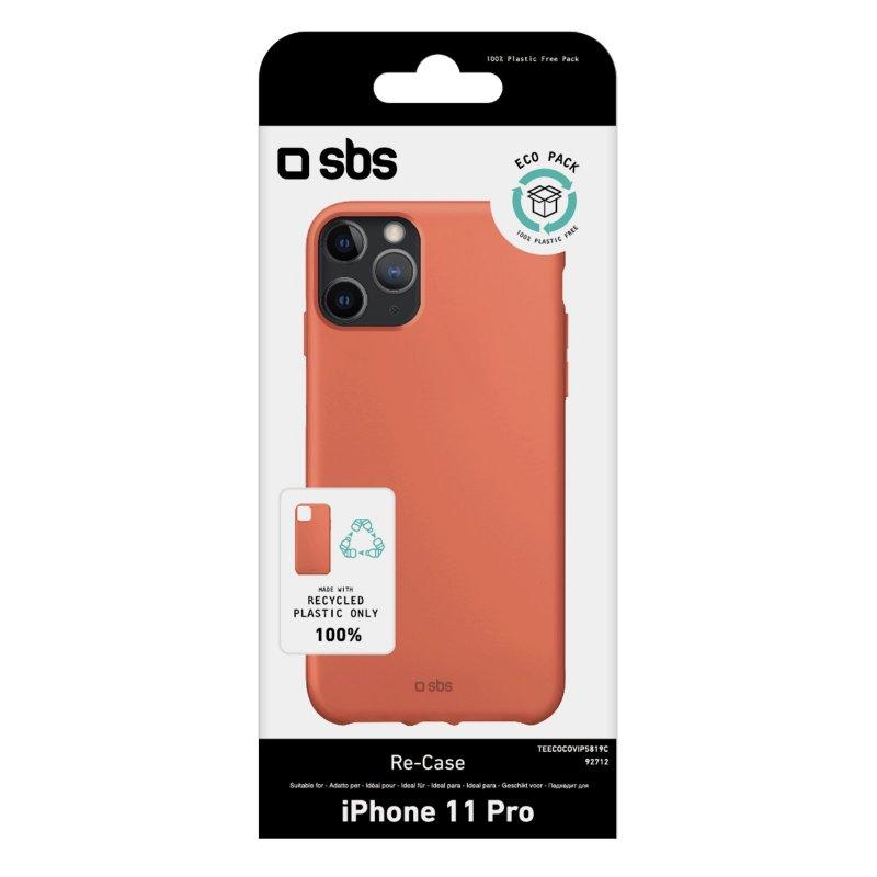 Funda de plástico reciclado para iPhone 11 Pro Max Coral SBS
