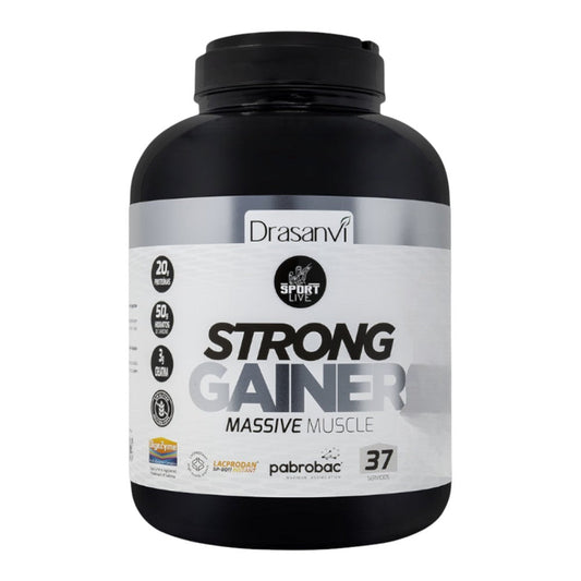 Sport Live Strong Gainer 3 Kg Chocolate Blanco_0