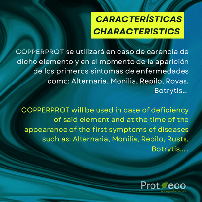 Copperprot Prot-eco – corrector de cobre ecológico para plantas contra hongos y mildiu + pipeta 5 ml gratis_2
