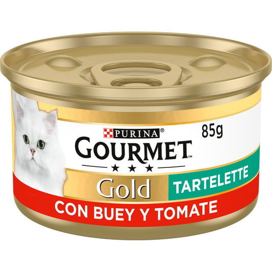 GOURMET GOLD Tartaleta Buey y Tomate Comida húmeda 85 g