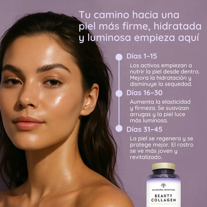 Beauty Collagen + Retinol + Ceramidas 45 días Antiedad N2 Natural Nutrition 90 cápsulas