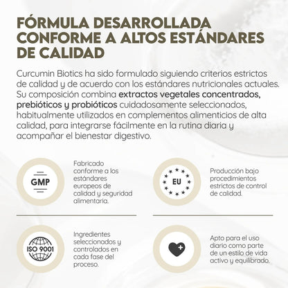 Curcumin Biotics + Piperina 130 días Antiinflamatorio N2 Natural Nutrition 130 cápsulas