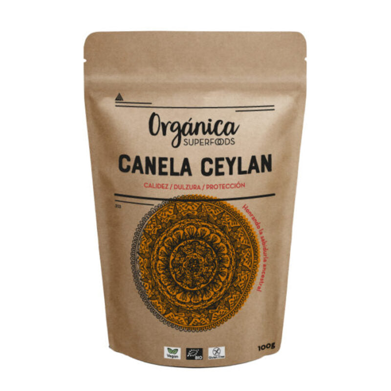 Canela Bio En Polvo 100g - Orgánica Superfoods_0