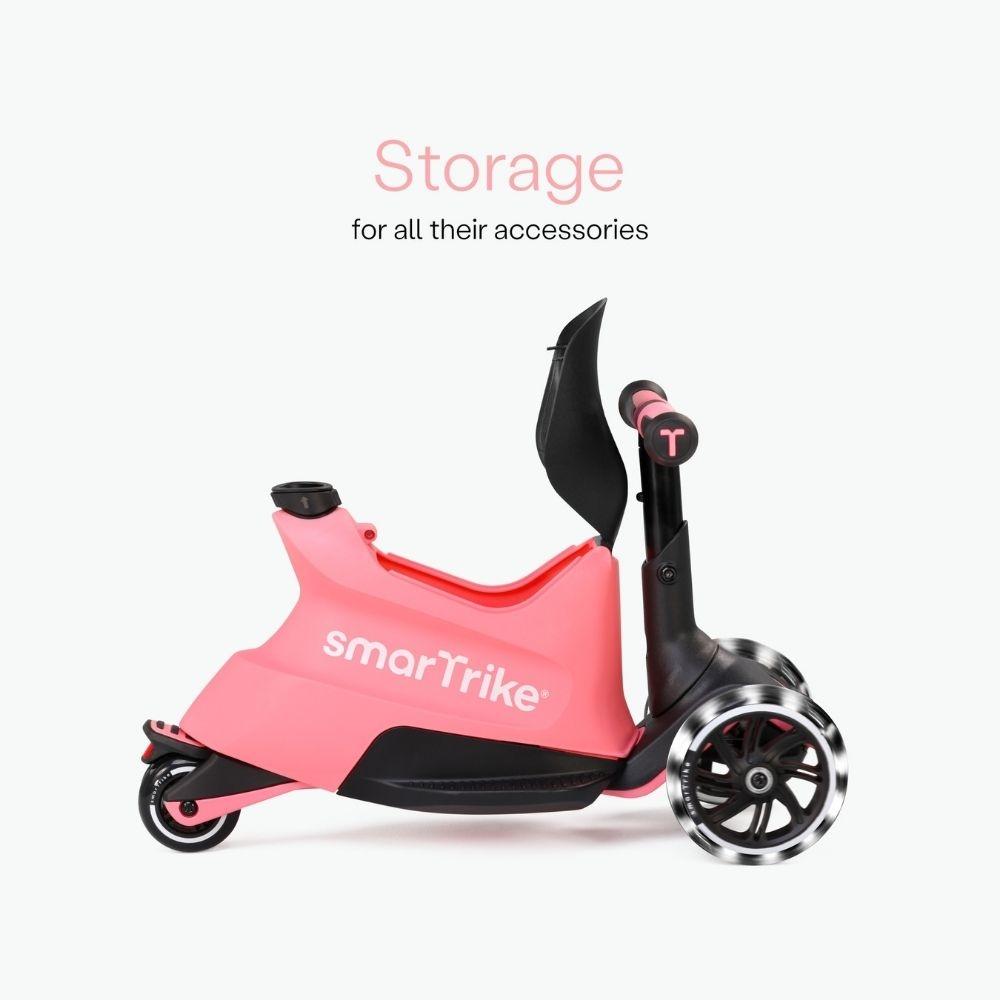 Correpasillos Patinete Evolutivo 5 En 1 Smartrike Xtend Scooter+ride On Salmon Pink_2