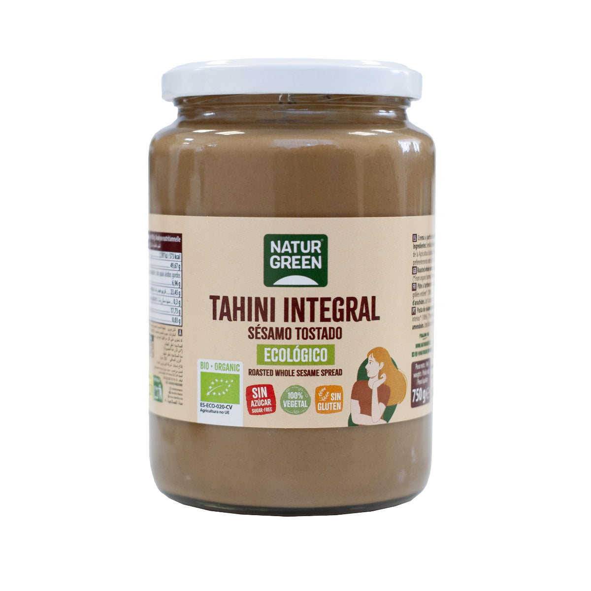 Pack 2x Tahin Tostado Naturgreen de 750 g