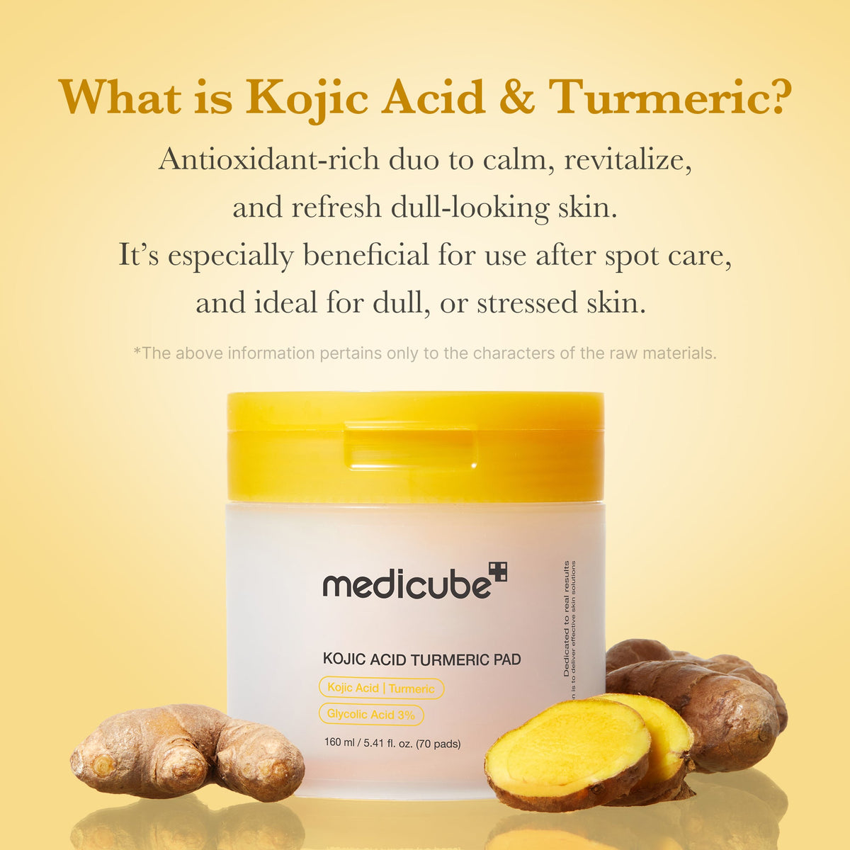 Kojic Turmeric Pad Medicube 70 uds