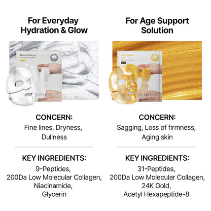 Silk Peptide EGF Gold Mask Sungboon Editor 4 uds