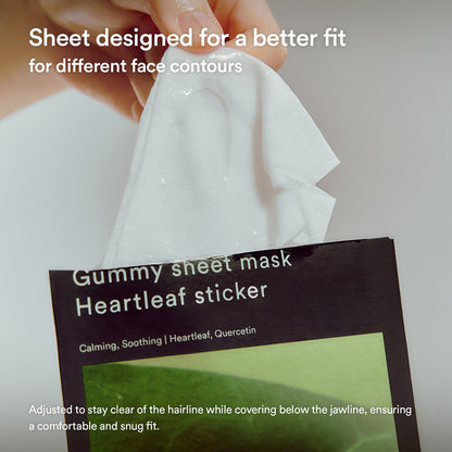 Gummy Sheet Mask Collagen Milk Sticker Abib