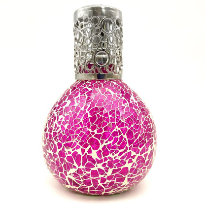 Lámpara Catalítica Mosaico Fucsia + Fragancia Peach Velvet 200 Ml - Elimina Malos Olores, Impurezas Y Perfuma_1