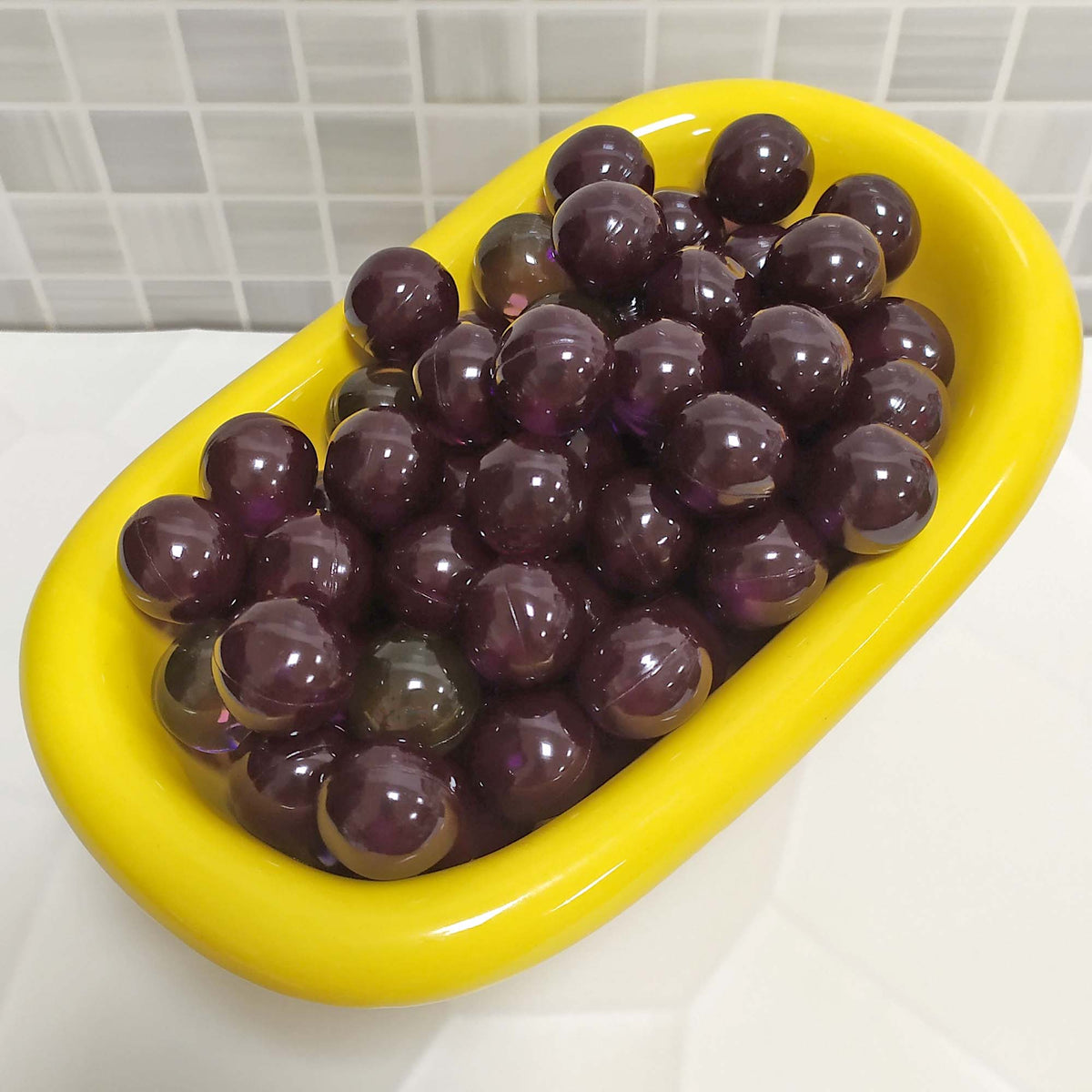 Caja Regalo 70 Perlas De Baño Con Aroma A Lavanda - Con Aceite De Soja - Hidrata, Suaviza Y Perfuma La Piel - Forma Bola_4