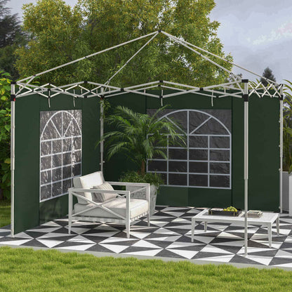 Paredes Para Carpa Outsunny Tela Oxford Verde 295x195 Cm_1