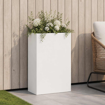 Macetero De Jardín Blanco 50 X 20 X 75 Cm_1