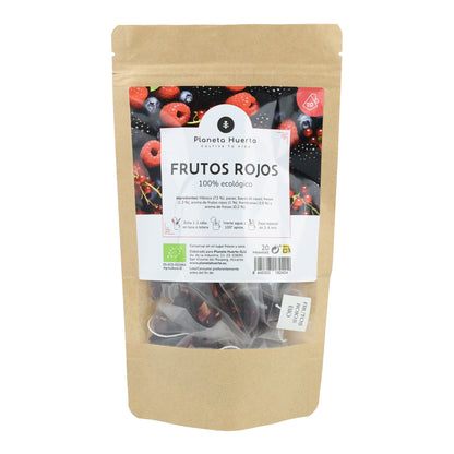 Infusión de Frutos Rojos ECO Planeta Huerto 20 pirámides