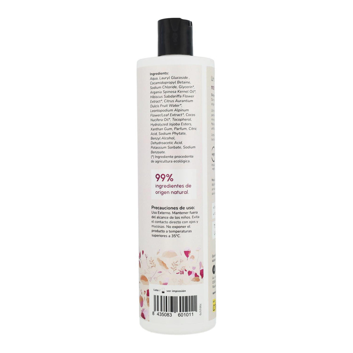 Champú potenciador de brillo Flor de Hibisco y Coco Planeta Huerto 500 ml
