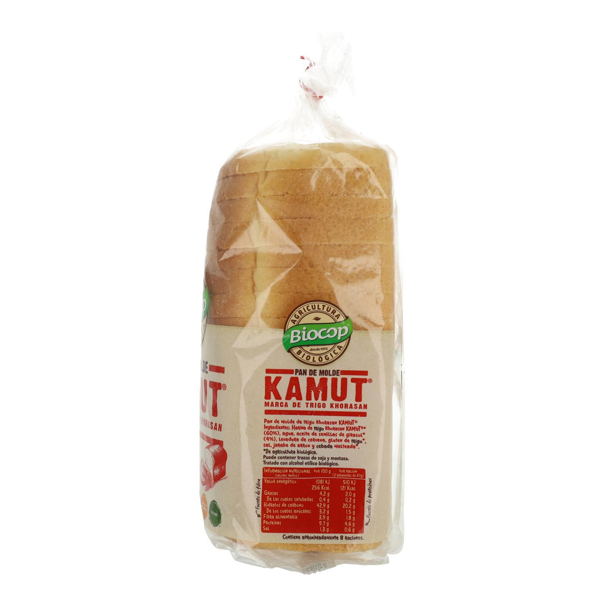 Pan de Molde de Kamut blanco BIO Biocop 400 g