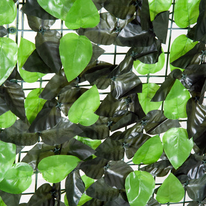 Seto Artificial En Rollo Para Balcón Valla Jardín Outsunny 3x1m Verde_3