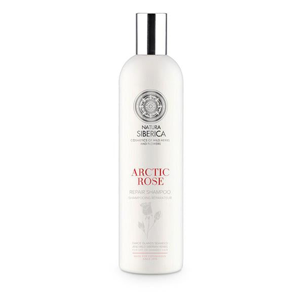 Champú reparador de rosa ártica de Noirs Copenhagen Natura Siberica 400 ml
