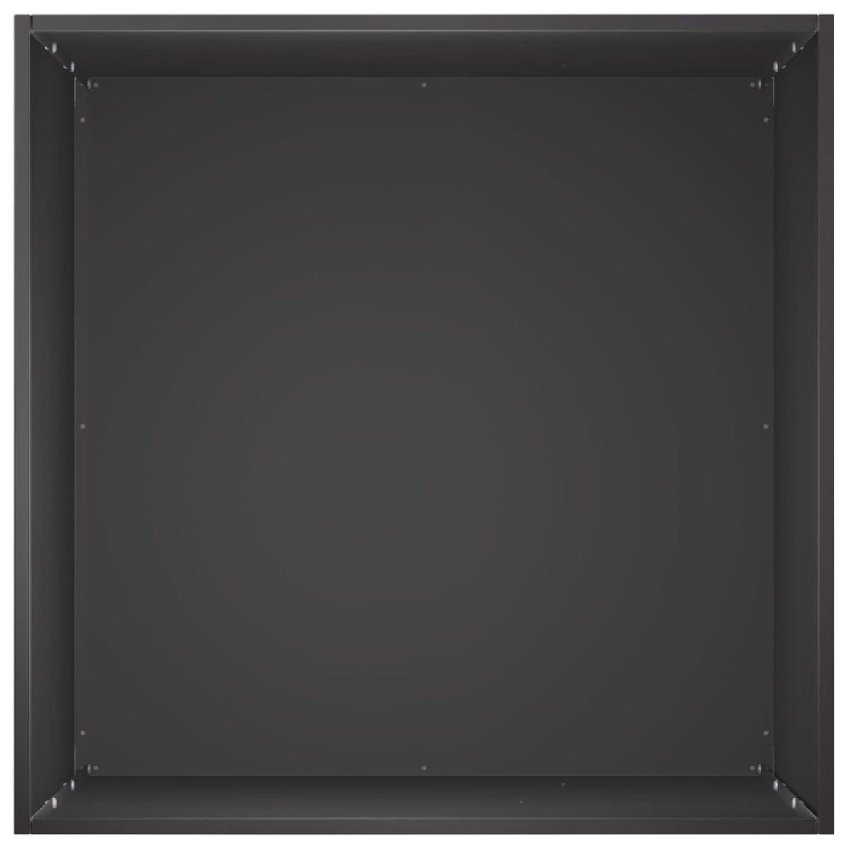 Macetero De Jardín Negro 40 X 40 X 75 Cm Acero Laminado En Frío_3