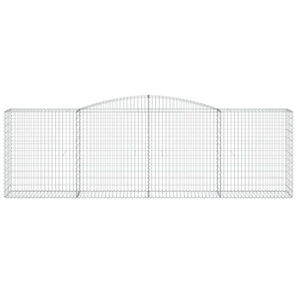 Cestas Gaviones 10 Uds Forma De Arco Hierro 400x50x120/140 Cm_3