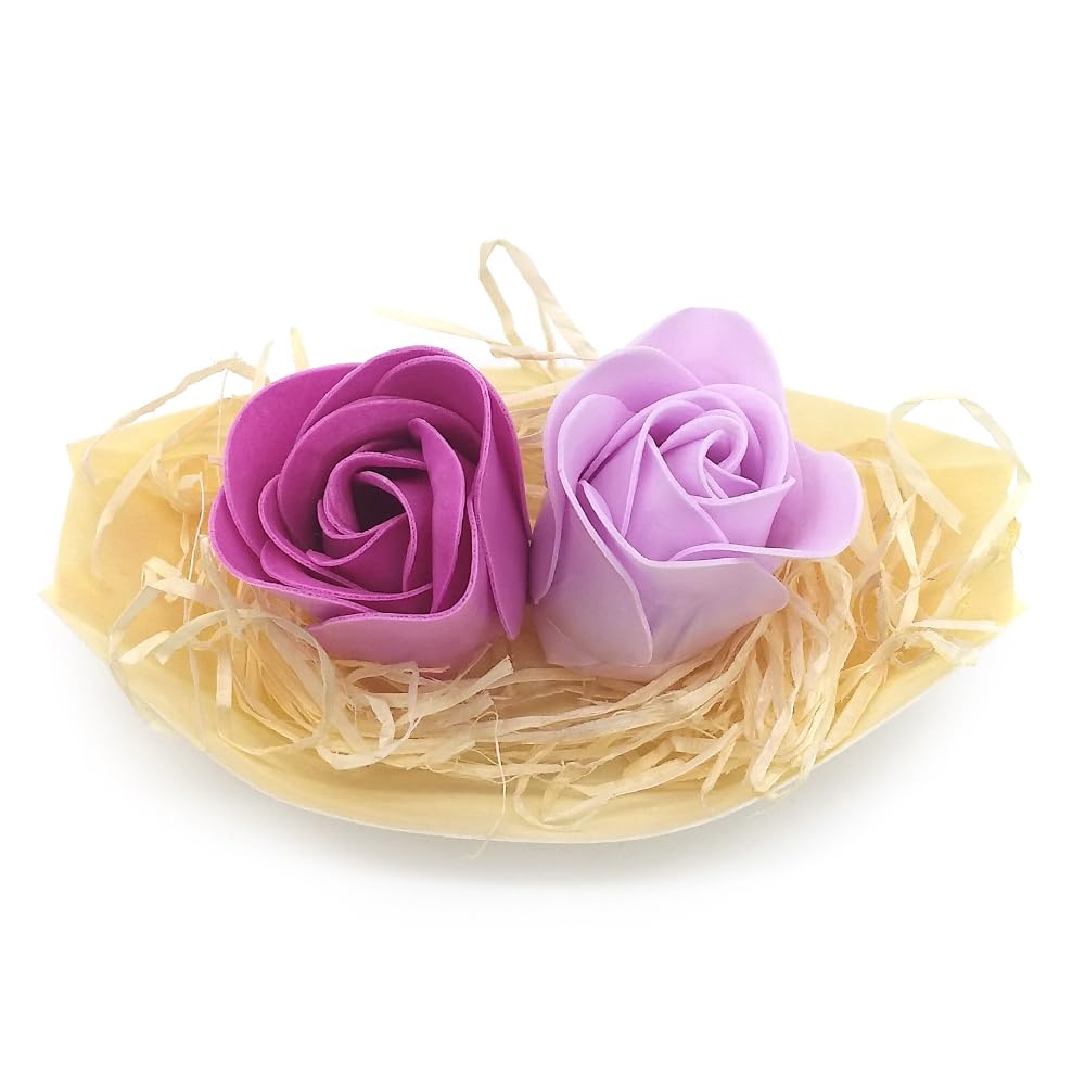 Barca Con Flores Para Regalo Invitados (lavanda) - Rosas De Jabón Para Baño Aromático. Detalle Original Para Eventos_3