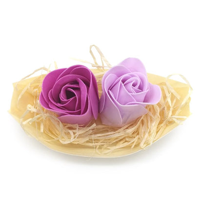 Barca Con Flores Para Regalo Invitados (lavanda) - Rosas De Jabón Para Baño Aromático. Detalle Original Para Eventos_3