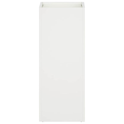 Macetero De Jardín 2 Uds. Blanco 20 X 20 X 40 Cm_3