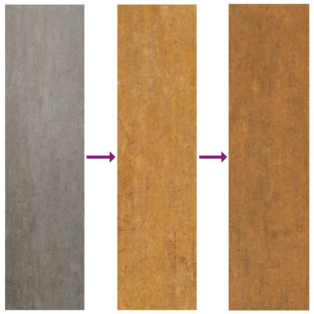 Jardinera Elevada De Acero Corten 386x50x36 Cm_5