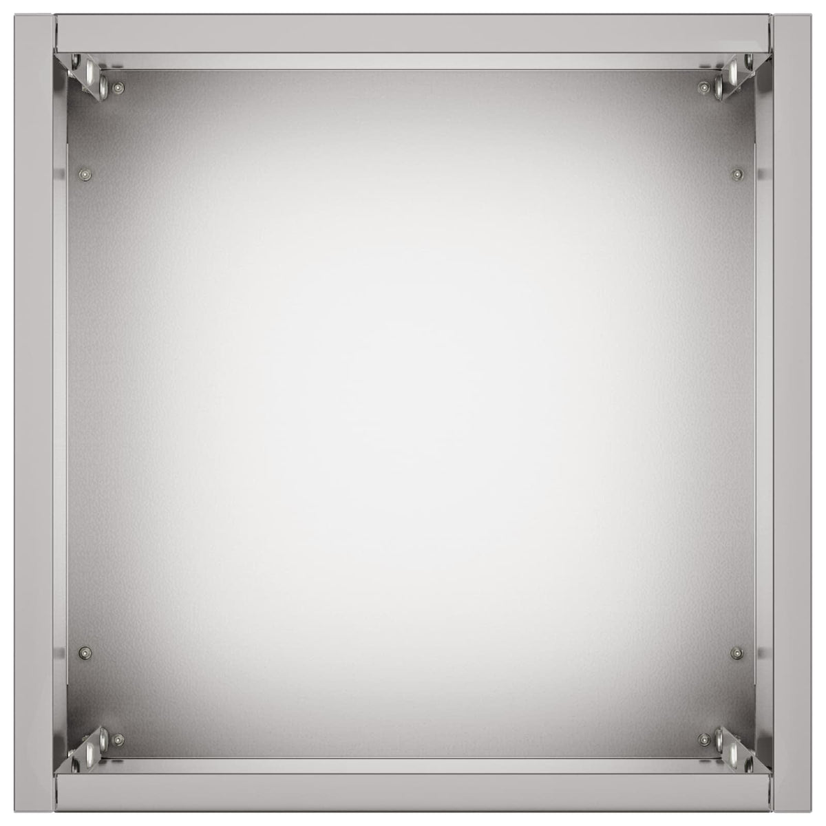 Macetero De Jardín Plateado 20 X 20 X 75 Cm Acero Galvanizado_3