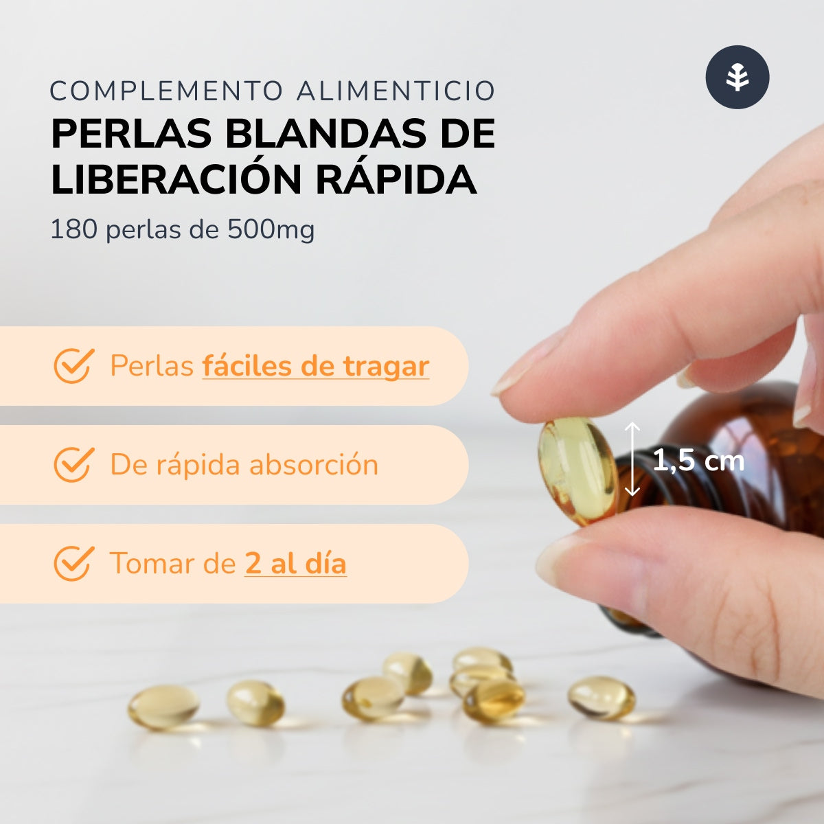 Pack 3x Omega 7 Espino Amarillo Planeta Huerto 180 Perlas