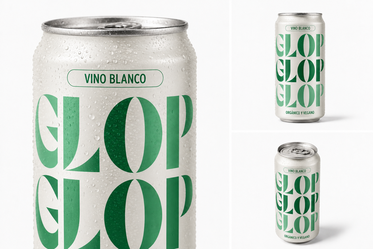 Pack 12 Latas Vino Blanco Eco Vegano Lata 250 Ml_1