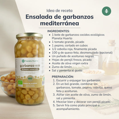 Garbanzo Cocido ECO Planeta Huerto 400 g