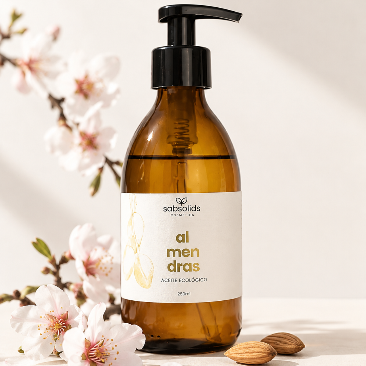 Aceite De Almendras Dulces Ecológico Sabsolids 250ml_2