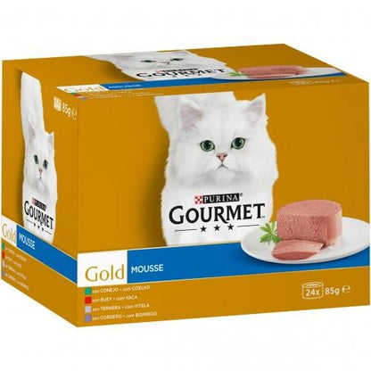GOURMET GOLD Mousse Pack surtido (24 x 85 g)