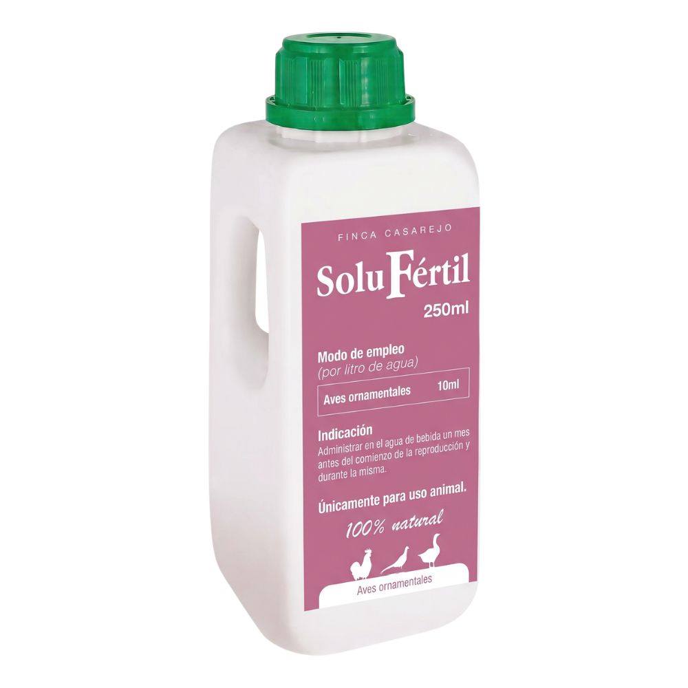Solufértil 250ml - Reproducción Aves - Vitamina E, Selenio Y Oligoelementos Esenciales Durante La Época De Puesta_0
