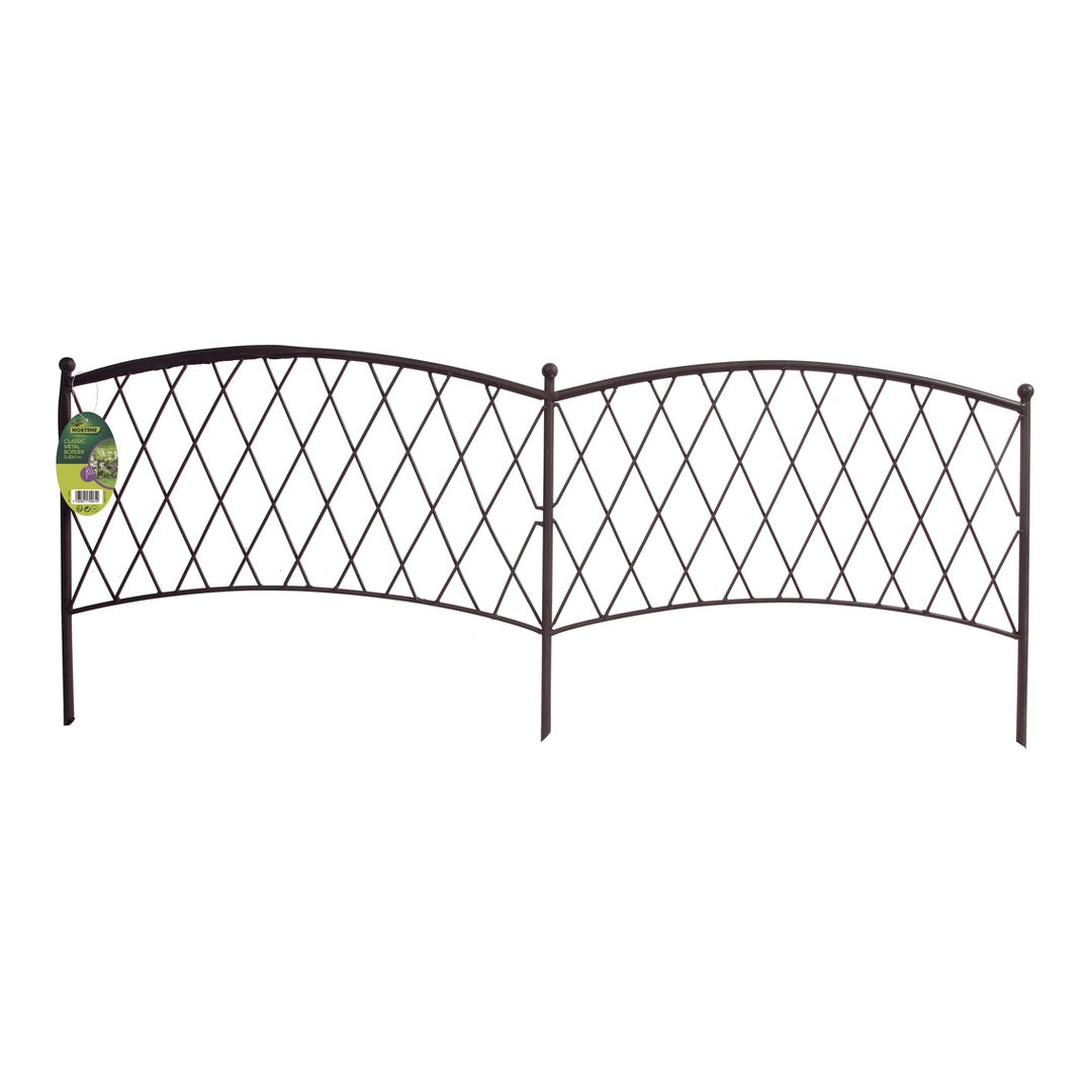 Bordura De Jardin Metal Border 0,4x1 M Marron Nortene_0