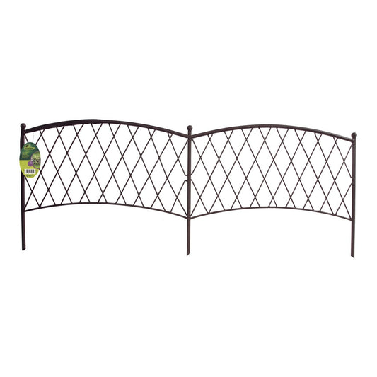 Bordura De Jardin Metal Border 0,4x1 M Marron Nortene_0