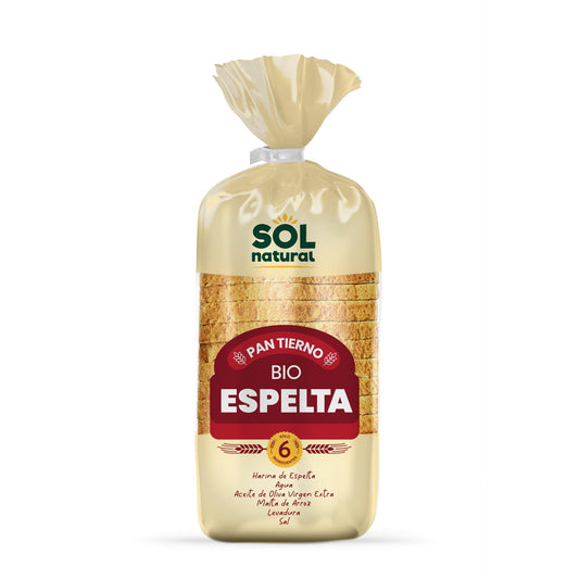 Bio pan tierno de espelta envase Sol Natural 400 g