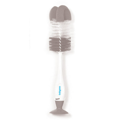 Cepillo Limpia Biberones Botellas Y Tetinas Con Ventosa Grey_0